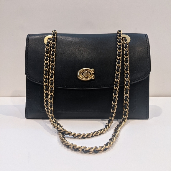 Coach Handbags - COACH Parker Leather Shoulder Bag